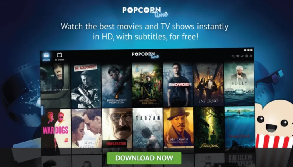 Popcorn Time - Uma alternativa para assistir filmes online